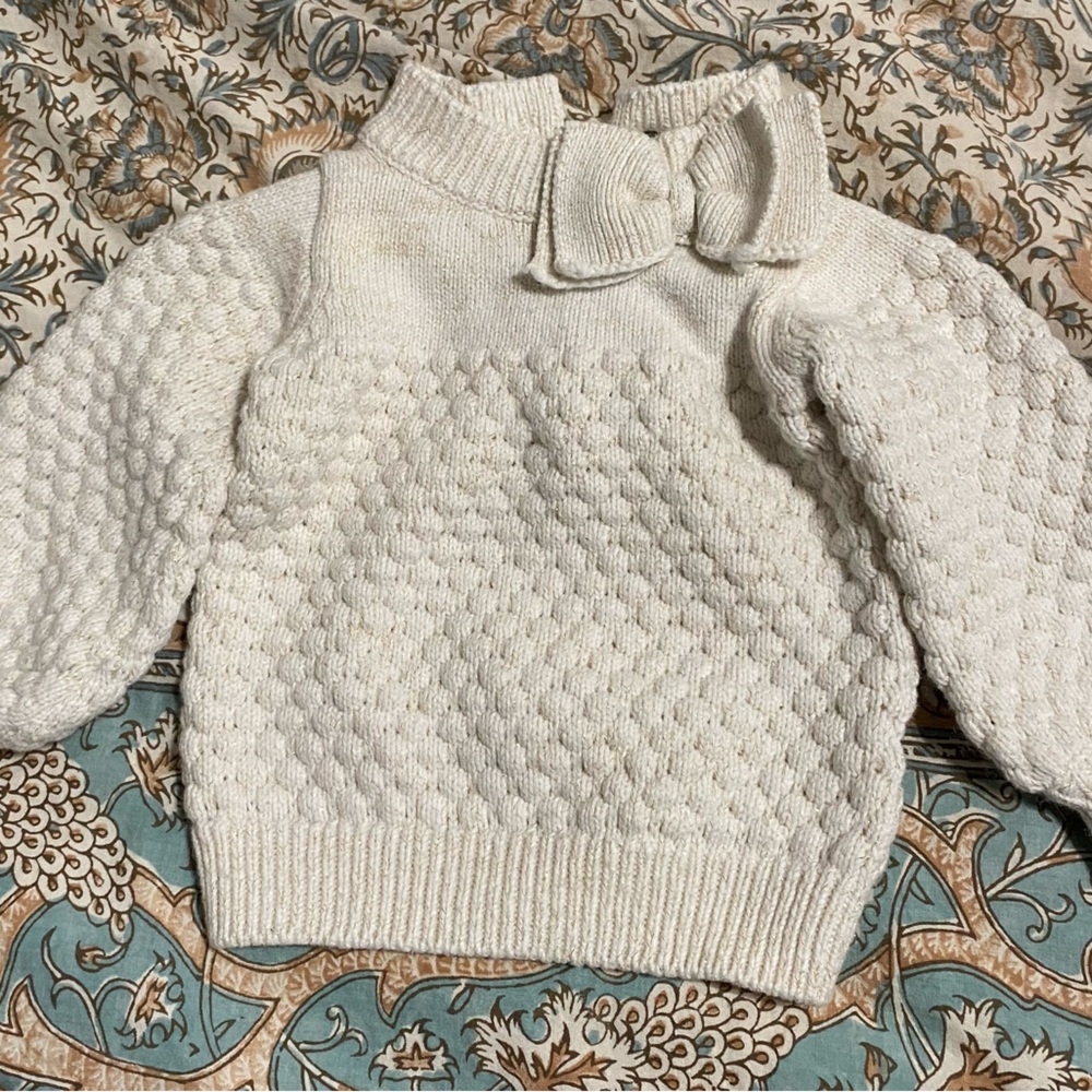 Janie and Jack 6-12 mths Sweater with Bow
